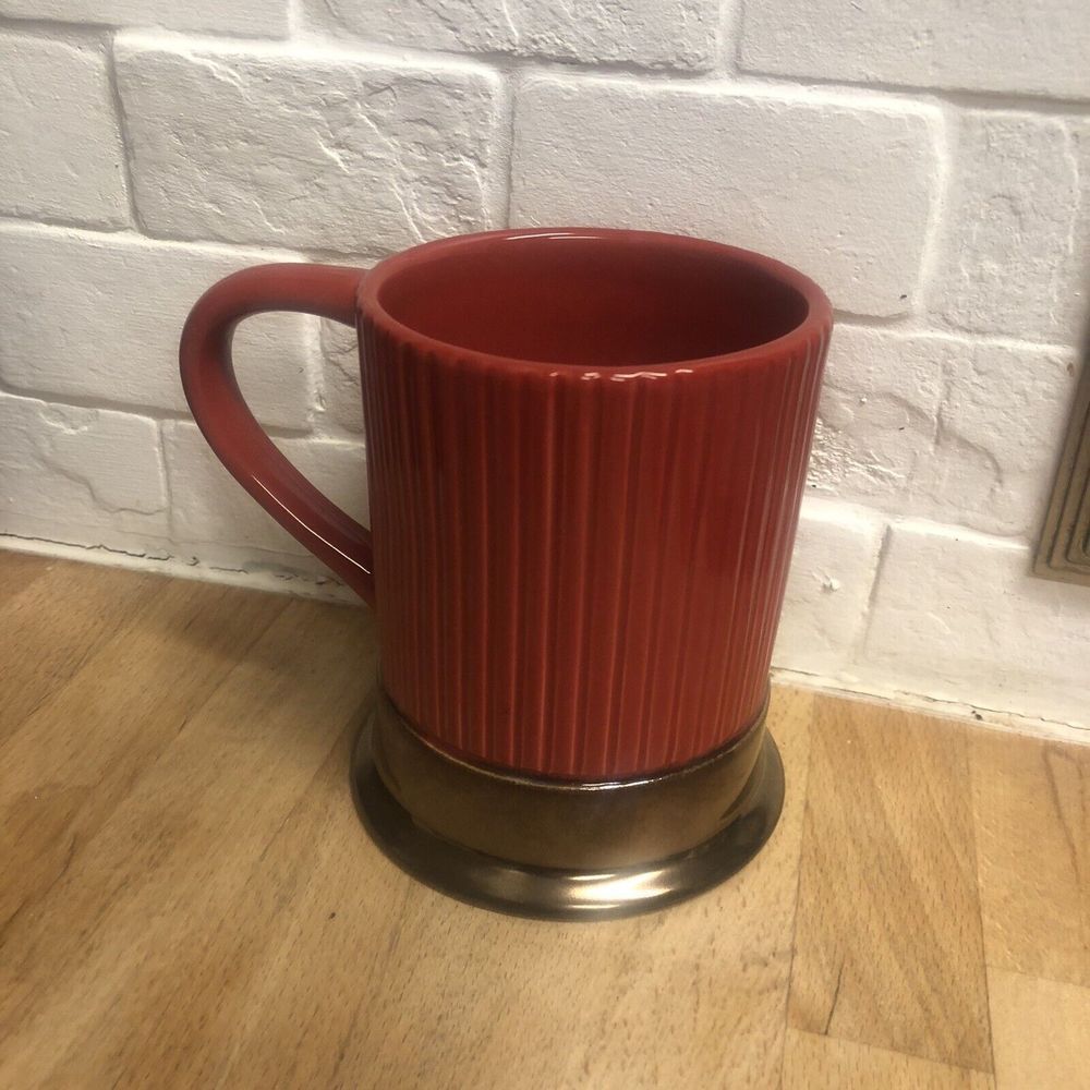 Big Sky Carvers Big Shot Red Shotgun Shell Coffee Mug Cups 2013 HTF Hunter Gift
